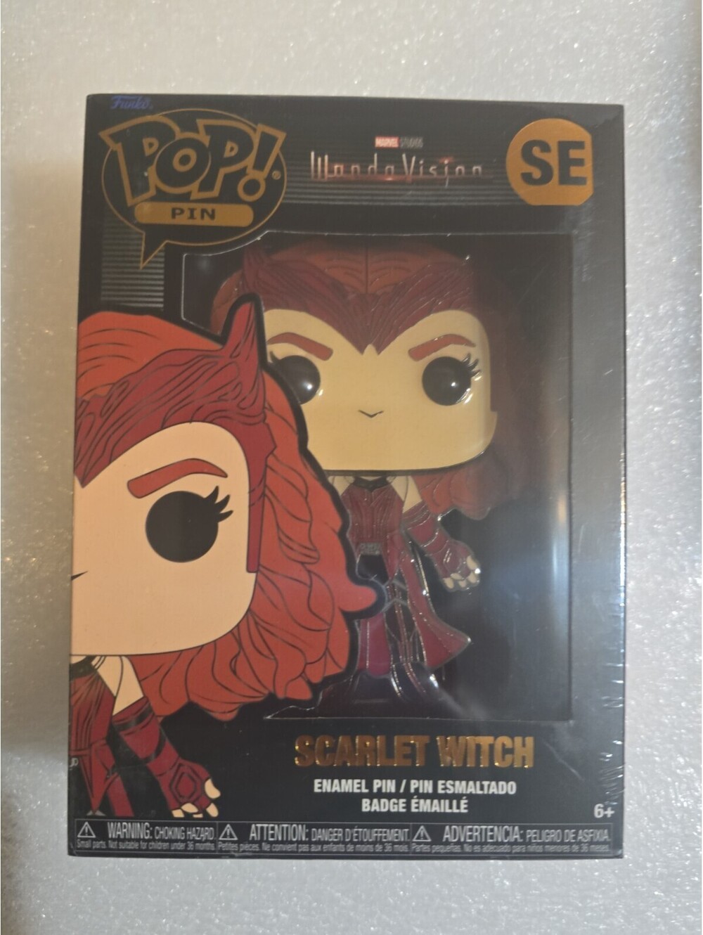 Funko Pop! Pin Scarlet Witch SE Disney Marvel Wanda Vision Vaulted Sealed